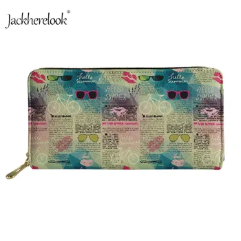 Jackherelook 2019 Brand Vintage Newspaper Women Wallet Soft PU Leather Women's Clutch Wallet Ladies Long Money Coin Card Purse
Jackherelook 2019 Brand Vintage Newspaper Women Wallet Soft PU Leather Women's Clutch Wallet Ladies Long Money Coin Card Purse