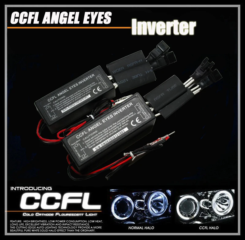 12V Univeral CCFL Angel Eyes Inverter Replace your burned-out Inverter Angel Eyes Inverter, Angel Eyes Driver 1 plug 2
12V Univeral CCFL Angel Eyes Inverter Replace your burned-out Inverter Angel Eyes Inverter, Angel Eyes Driver 1 plug 2