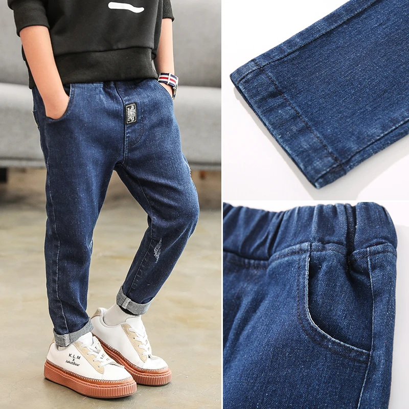 YODINA Kids Jeans Big Boys Trousers Autumn Spring Casual Jeans Kids Solid Pants Elastic Waist Children Clothing 8 10 12 14 Years
YODINA Kids Jeans Big Boys Trousers Autumn Spring Casual Jeans Kids Solid Pants Elastic Waist Children Clothing 8 10 12 14 Years