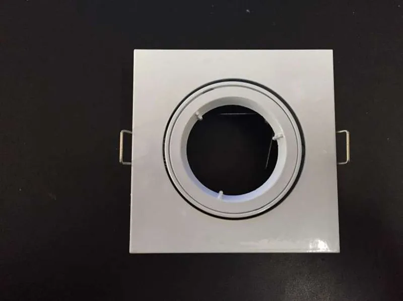 10pcs/lot White Square Recessed LED Ceiling Light Adjustable Frame MR16 GU10 Bulb Fixture Downlight Holder
10pcs/lot White Square Recessed LED Ceiling Light Adjustable Frame MR16 GU10 Bulb Fixture Downlight Holder