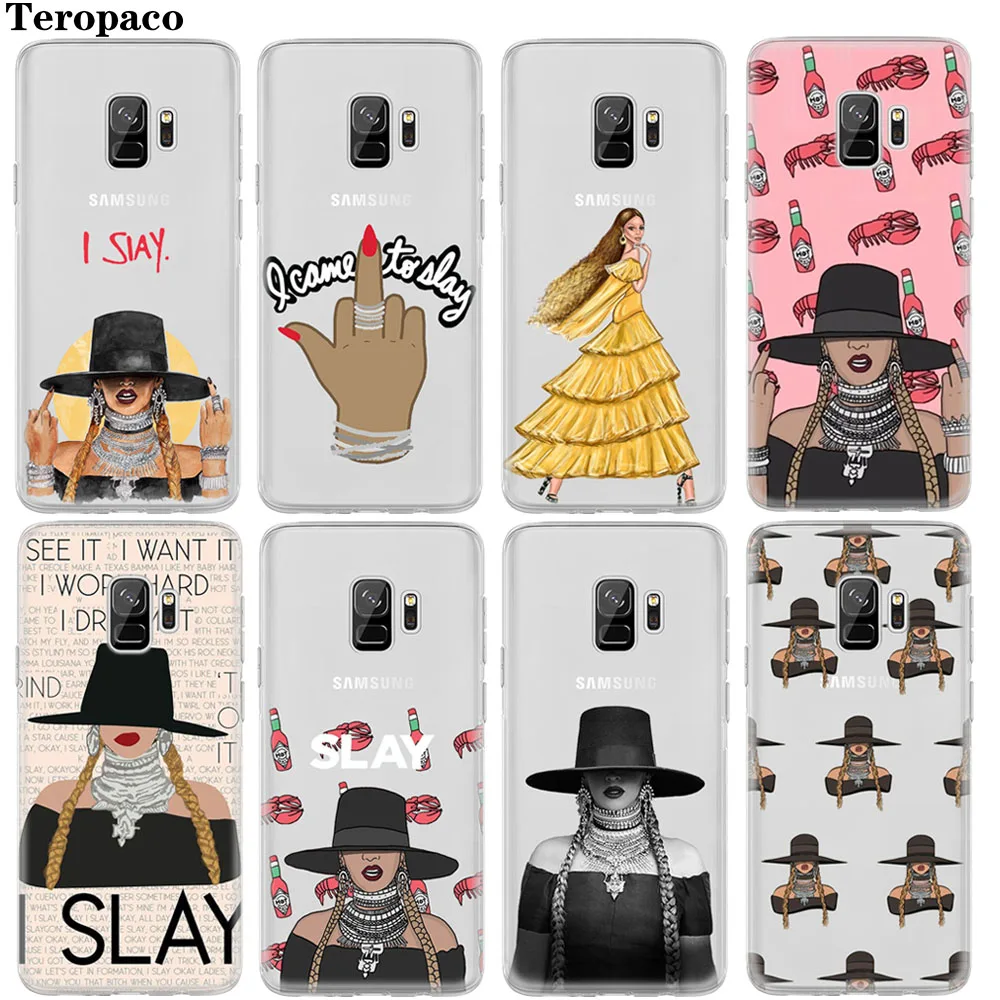 Beyonce I SLAY Pop Music Soft Case For Samsung Galaxy S6 S7 Edge S8 S9 Plus A3 A5 A7 J3 J5 J7 2016 2017 J2 Prime A6 A8 2018 Plus
Beyonce I SLAY Pop Music Soft Case For Samsung Galaxy S6 S7 Edge S8 S9 Plus A3 A5 A7 J3 J5 J7 2016 2017 J2 Prime A6 A8 2018 Plus