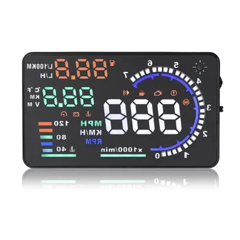 5.5" Universal Car HUD Projector Head Up Display OBD II 2 Digital Speed Warning
5.5" Universal Car HUD Projector Head Up Display OBD II 2 Digital Speed Warning
