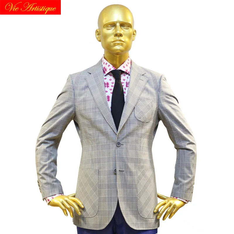 custom tailor made Men's bespoke suits business formal wedding ware bespoke 2 piece (Jacket+Pants) grey whales plaid wool slim
custom tailor made Men's bespoke suits business formal wedding ware bespoke 2 piece (Jacket+Pants) grey whales plaid wool slim
