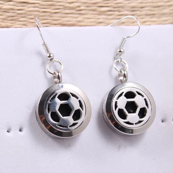 Football 20MM Perfume Locket Earrings Silver Aromatherapy Essential Oil Diffuser Locket Drop Earrings For Women
Football 20MM Perfume Locket Earrings Silver Aromatherapy Essential Oil Diffuser Locket Drop Earrings For Women
