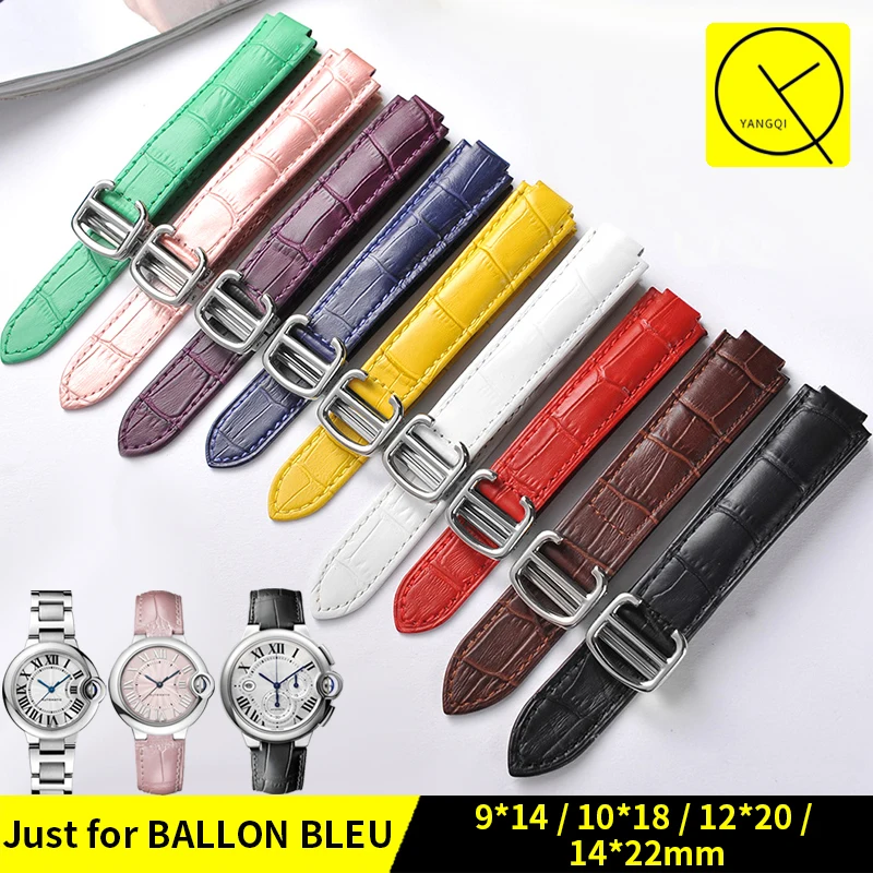 Watchband Colorful Genuine Calf Leather for Blue Balloon Luxury WatchBand Bracelet 16mm/18mm/20mm/22mm Man Woman Watch +Tools
Watchband Colorful Genuine Calf Leather for Blue Balloon Luxury WatchBand Bracelet 16mm/18mm/20mm/22mm Man Woman Watch +Tools