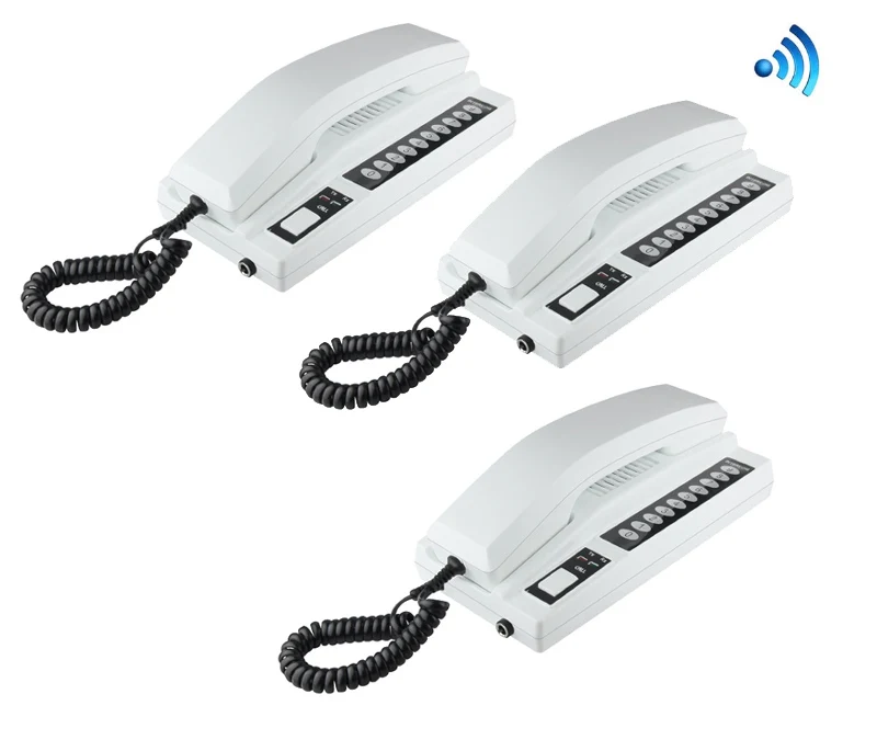 ZHUDELE New Arrival Top Quality Digital Wireless Intercom Audio Door Phone Kits,Can Support Max 99-way. 3-Way Interphones
ZHUDELE New Arrival Top Quality Digital Wireless Intercom Audio Door Phone Kits,Can Support Max 99-way. 3-Way Interphones