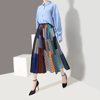 2019 Spring New Women's Pieced Flower Skirt High-waist Half-length Skirt Fashion Ribbon Half-length Skirt with High Waist
2019 Spring New Women's Pieced Flower Skirt High-waist Half-length Skirt Fashion Ribbon Half-length Skirt with High Waist