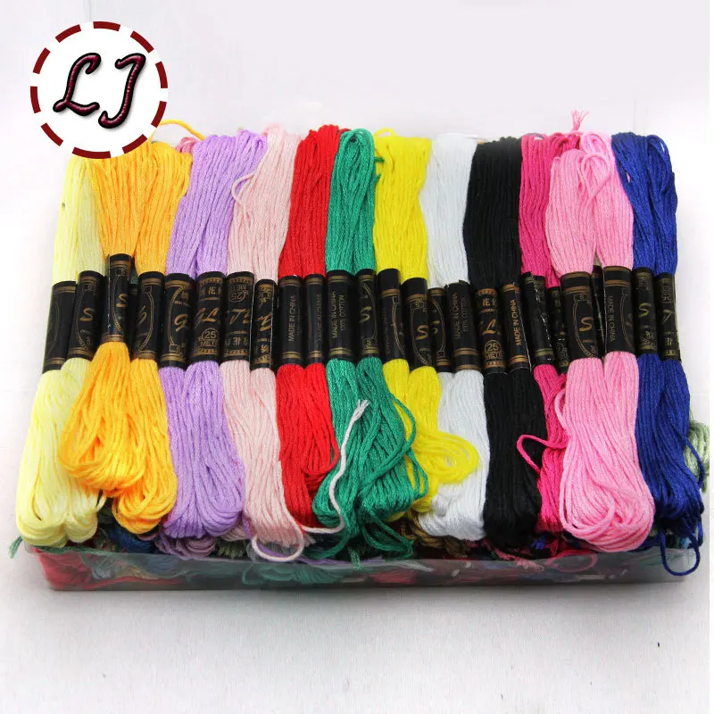 hot sell 100pcs/lot Yard 50 different colors Embroidery Thread Cross Stitch Thread Floss Skeins CXC Similar DMC
hot sell 100pcs/lot Yard 50 different colors Embroidery Thread Cross Stitch Thread Floss Skeins CXC Similar DMC
