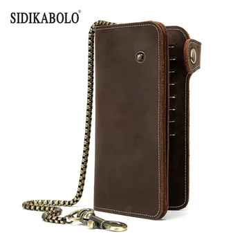 2019 Genuine Leather Men's Wallet Retro Anti-Theft Crazy Horse Pied Card Holder Vertical Clutch Bag Coin Purse
2019 Genuine Leather Men's Wallet Retro Anti-Theft Crazy Horse Pied Card Holder Vertical Clutch Bag Coin Purse