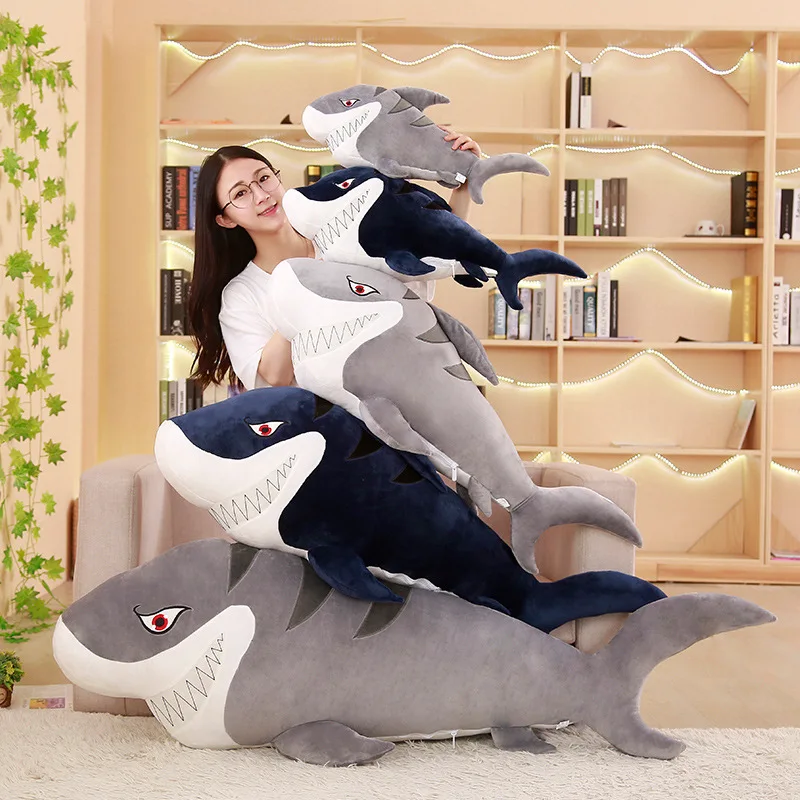 55-100cm Hammerhead Shark Plush Toy Russia Shark Toy Soft Stuffed Animal Plush Pillow High Quality Children Boy Birthday Gift
55-100cm Hammerhead Shark Plush Toy Russia Shark Toy Soft Stuffed Animal Plush Pillow High Quality Children Boy Birthday Gift