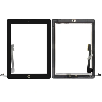 For iPad 4 A1458 A1459 A1460 Touch Screen Glass Digitizer Home Assembly Replacement Parts For ipad 4 Tablet Touch Panel
For iPad 4 A1458 A1459 A1460 Touch Screen Glass Digitizer Home Assembly Replacement Parts For ipad 4 Tablet Touch Panel