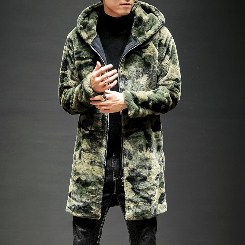 Mens Jackets and Coats Autumn Winter Long Solid Faux Fur Coat Fashion Casual Windbreakers Camouflage Jacket
Mens Jackets and Coats Autumn Winter Long Solid Faux Fur Coat Fashion Casual Windbreakers Camouflage Jacket