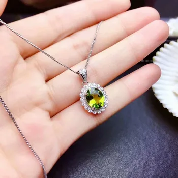 SHILOVEM 925 silver real natural peridot pendants rings send necklace classic wholesale Fine women gift plant party ctz070701agg
SHILOVEM 925 silver real natural peridot pendants rings send necklace classic wholesale Fine women gift plant party ctz070701agg