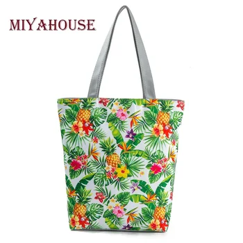 Miyahouse Pineapple And Monstera Printed Shoulder Bag Women Large Capacity Summer Beach Bag Female Casual Tote Bag Lady
Miyahouse Pineapple And Monstera Printed Shoulder Bag Women Large Capacity Summer Beach Bag Female Casual Tote Bag Lady