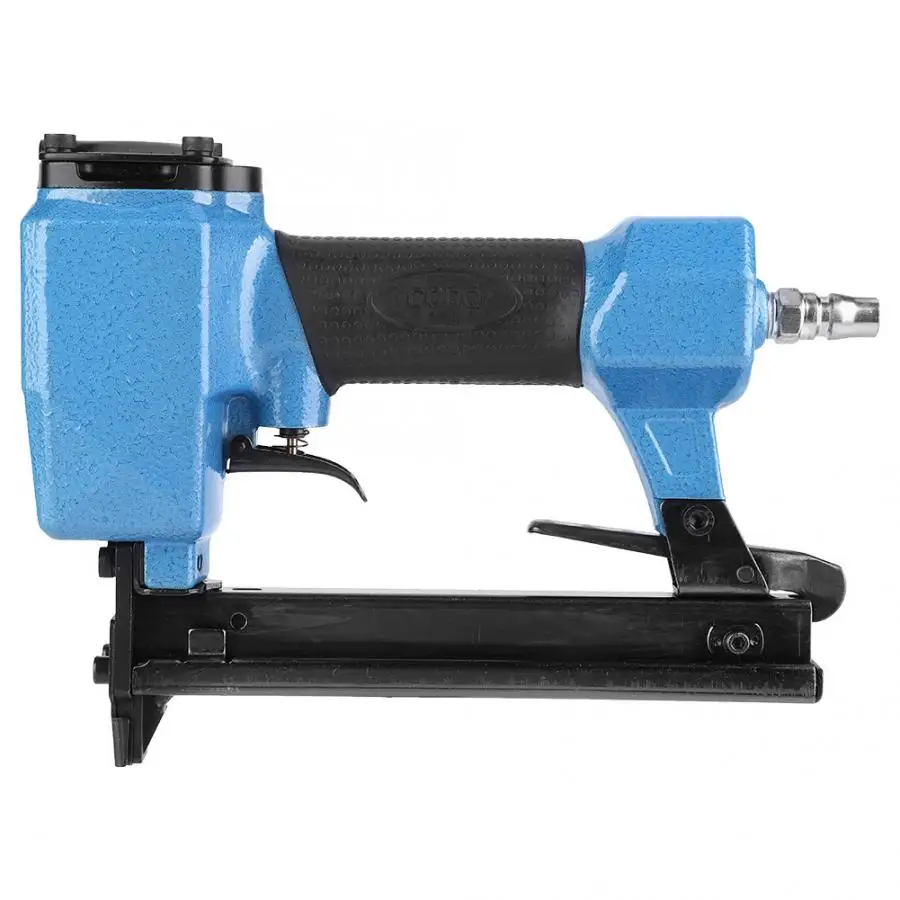 Leraren dag woestenij variabel U Type Pneumatische Nietmachine Tacker Fijne Nietmachine 10 22Mm 4 8Mpa  Blauw Tacker Houtbewerking Pneumatische Air Power gun Klinkhamer|Nail Guns|  - AliExpress