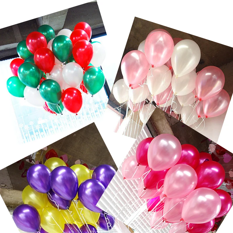 10pc 10 Inch Thick 2.2 g Pearl Balloons Birthday Ballons Decorations Wedding Ballons Pink White Purple Globos Party Wholesale 
10pc 10 Inch Thick 2.2 g Pearl Balloons Birthday Ballons Decorations Wedding Ballons Pink White Purple Globos Party Wholesale