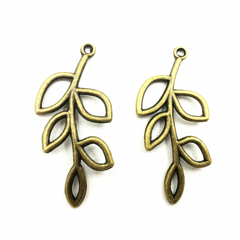 20Pcs Connectors Pendants For Necklaces Antique Bronze Tone Tree Branches Leaf Plant Metal DIY Jewelry Charms Findings 41x18mm 
20Pcs Connectors Pendants For Necklaces Antique Bronze Tone Tree Branches Leaf Plant Metal DIY Jewelry Charms Findings 41x18mm