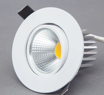 Dimmable LED COB Downlight AC110V 220V 5W/7W/9W Recessed LED Spot Light lumination Indoor Decoration Ceiling Lamp
Dimmable LED COB Downlight AC110V 220V 5W/7W/9W Recessed LED Spot Light lumination Indoor Decoration Ceiling Lamp