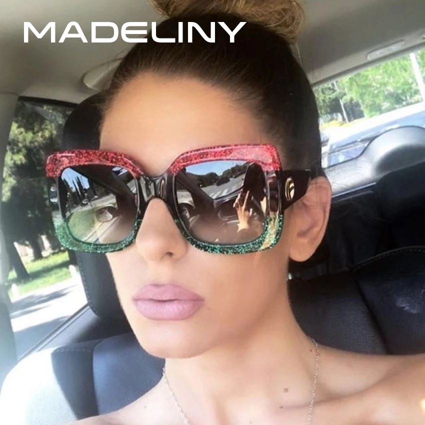 MADELINY Popular Sunglasses Luxury Women Brand Designer Square Summer Style Big Frame Top Quality UV Protection Sun Glass MA178
MADELINY Popular Sunglasses Luxury Women Brand Designer Square Summer Style Big Frame Top Quality UV Protection Sun Glass MA178