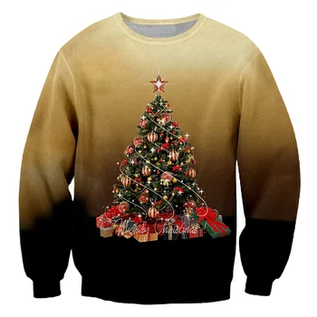 2018 Man New Style Personality Colored Trend Pullover Hiphop 3D Printed Christmas Tree Large Size Men's Casual Sports Sweatsgirt 
2018 Man New Style Personality Colored Trend Pullover Hiphop 3D Printed Christmas Tree Large Size Men's Casual Sports Sweatsgirt