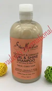 

Shea Moisture coconut hibiscus curl & shine Shampoo /384ml