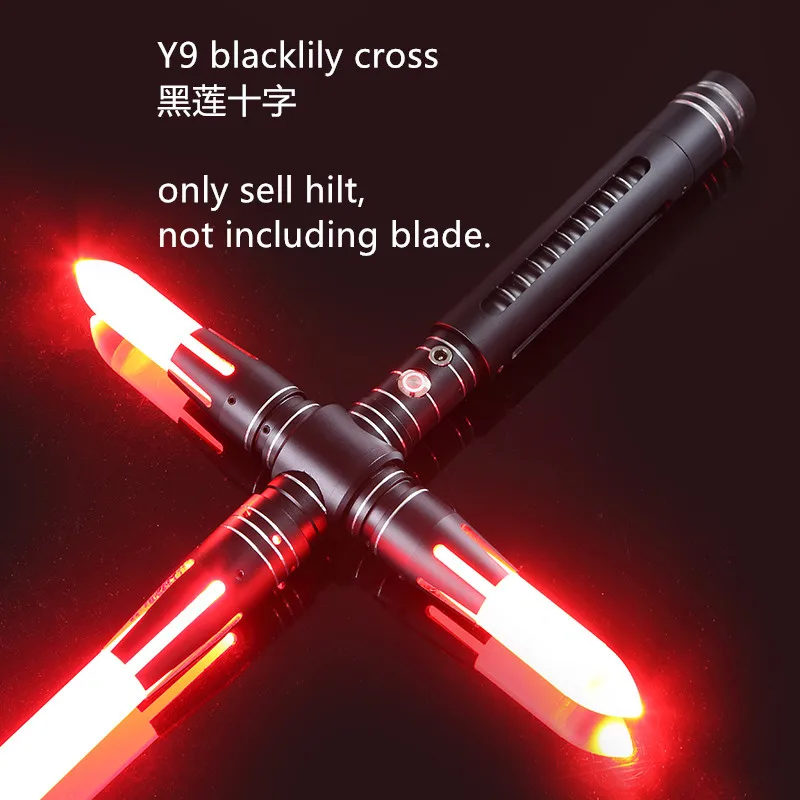 Yanqing metal lightsaber, Y9 blacklilycross, only sell hilt, not including blade
Yanqing metal lightsaber, Y9 blacklilycross, only sell hilt, not including blade