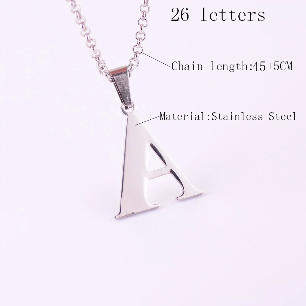 2017 Wholesale Fashion Jewelry New Stainless Steel Initial A-Z Necklace Pendant Necklace Letter Charm Jewelry Chain Design
2017 Wholesale Fashion Jewelry New Stainless Steel Initial A-Z Necklace Pendant Necklace Letter Charm Jewelry Chain Design