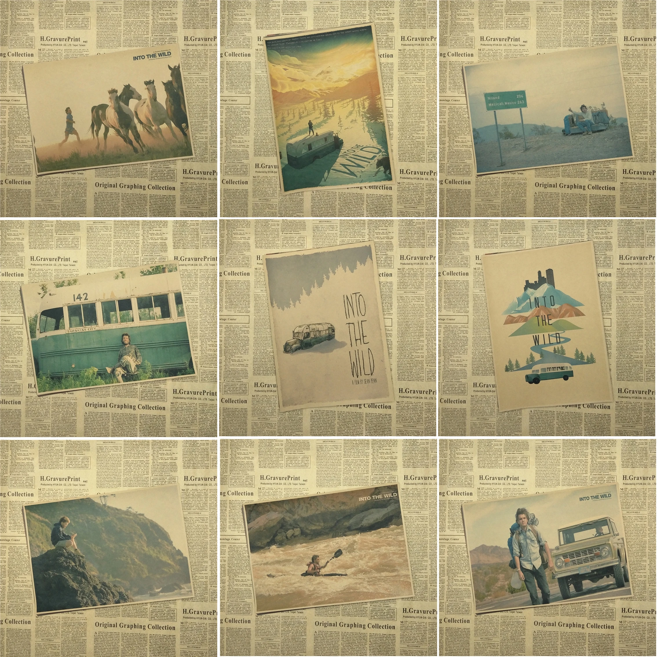 Into the Wild Classic Movie Vintage core Kraft Paper Poster Bar Cafe Living Room Dining room
Into the Wild Classic Movie Vintage core Kraft Paper Poster Bar Cafe Living Room Dining room
