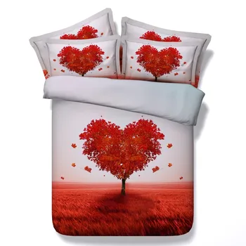 Love Bedding set 3D Red Heart quilt doona duvet cover bed in a bag sheets spread bedspread Super King Queen size full twin 4pcs
Love Bedding set 3D Red Heart quilt doona duvet cover bed in a bag sheets spread bedspread Super King Queen size full twin 4pcs