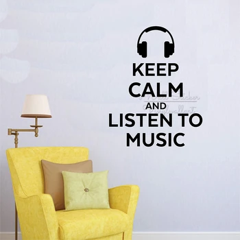 Keep Calm And Listen To Music Quote Wall Sticker Motivational Wall Quote Decal Removable Keep Calm Lettering Wall Vinyl Q305
Keep Calm And Listen To Music Quote Wall Sticker Motivational Wall Quote Decal Removable Keep Calm Lettering Wall Vinyl Q305