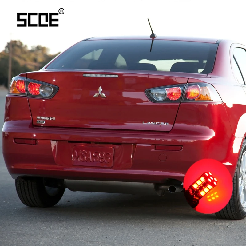 Для Mitsubishi Lancer Saloon/Sportback Pajera IV (V80) SCOE 2 x супер яркая Тормозная Стоп лампа для