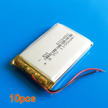 Lot 10 pcs 3.7V 1100mAh 603450 polymer lithium ion rechargeable battery for MP3 MP4 GPS PDA DVD bluetooth recorder e-book camera 
Lot 10 pcs 3.7V 1100mAh 603450 polymer lithium ion rechargeable battery for MP3 MP4 GPS PDA DVD bluetooth recorder e-book camera