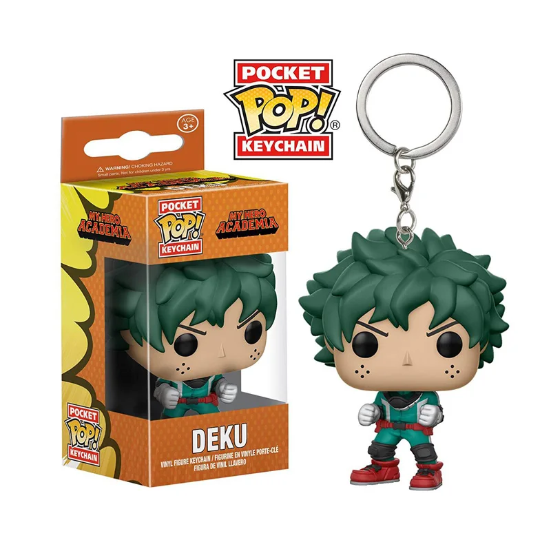 FUNKO POP Pocket Pop Keychain Official My Hero Academia Deku Figures PVC Action Figure Toys Collectible Model Toys For Children
FUNKO POP Pocket Pop Keychain Official My Hero Academia Deku Figures PVC Action Figure Toys Collectible Model Toys For Children