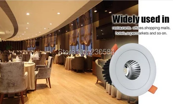outline 120mm Small downlight high power,100lm/w accent downlights high quality chip COB14w 1500lm recessed light cut hole 110mm
outline 120mm Small downlight high power,100lm/w accent downlights high quality chip COB14w 1500lm recessed light cut hole 110mm