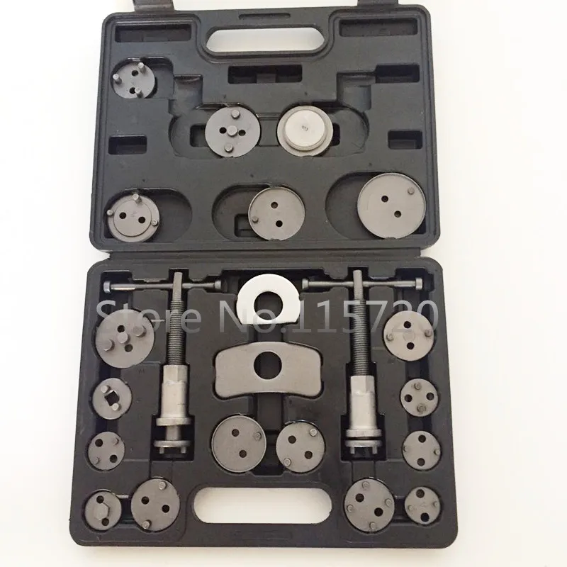 22pcs Universal Car Disc Brake Caliper Wind Back Brake Piston Compressor Tool Kit For Most Automobiles Garage Repair Tools
22pcs Universal Car Disc Brake Caliper Wind Back Brake Piston Compressor Tool Kit For Most Automobiles Garage Repair Tools