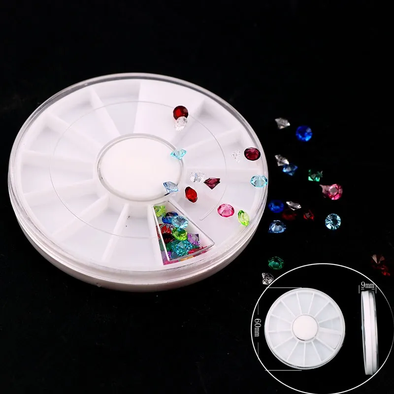 5Pcs 6cm White 12 Grids Round Box Plastic Storage DIY Tool Nail Art Decoration Jewelry Accessory stones Crafts case container
5Pcs 6cm White 12 Grids Round Box Plastic Storage DIY Tool Nail Art Decoration Jewelry Accessory stones Crafts case container