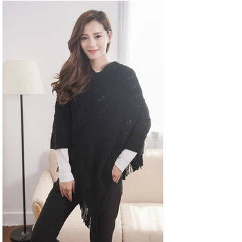 New fashion Women ponchos Autumn Winter tassel ponchos high quality Free shipping
New fashion Women ponchos Autumn Winter tassel ponchos high quality Free shipping