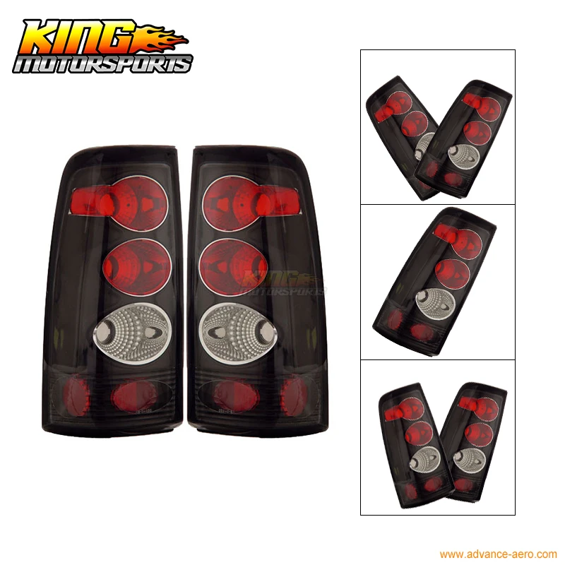 For 1999-2002 Chevy Silverado Sierra Tail Lights Black Lamps USA Domestic Free Shipping
For 1999-2002 Chevy Silverado Sierra Tail Lights Black Lamps USA Domestic Free Shipping