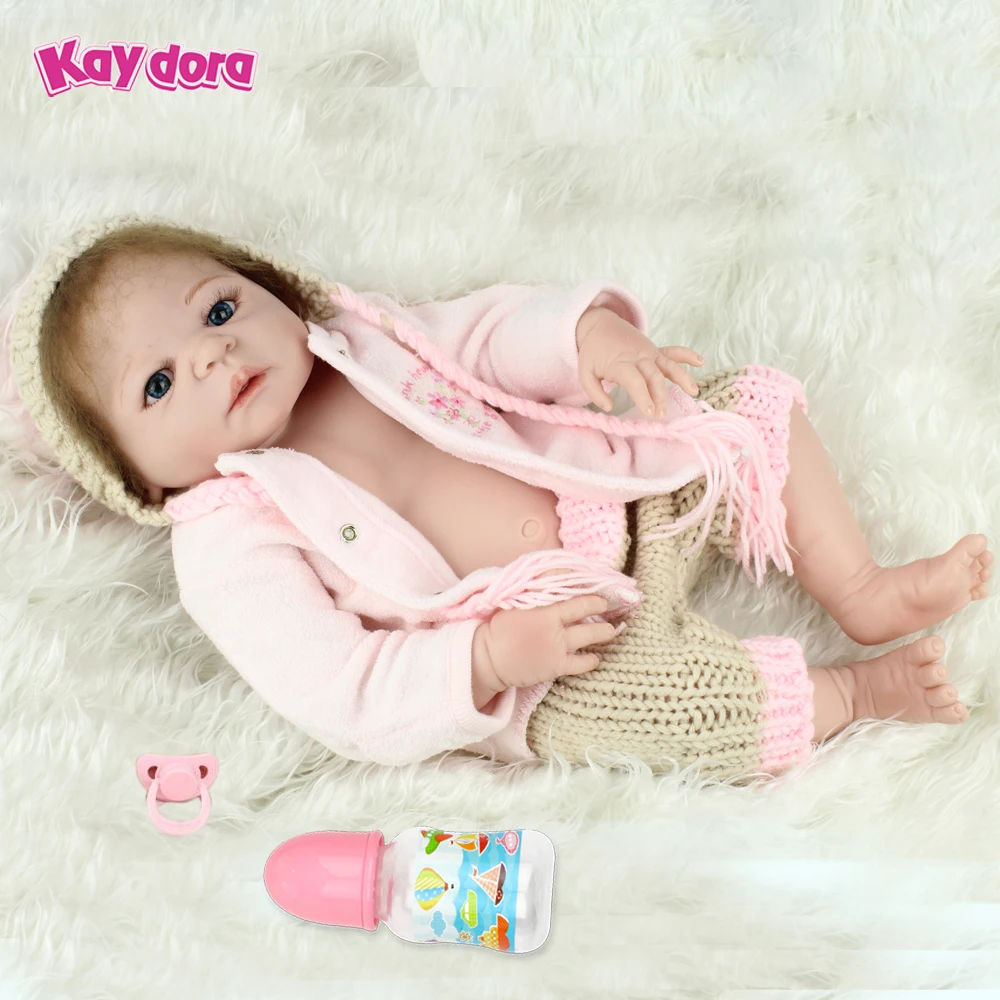 22 inch 55cm Full Silicone Reborn Baby Dolls Alive Lifelike Real Dolls Realistic Kids Reborn Babies Toys Birthday Gift for Kids
22 inch 55cm Full Silicone Reborn Baby Dolls Alive Lifelike Real Dolls Realistic Kids Reborn Babies Toys Birthday Gift for Kids
