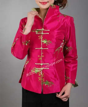 Hot Pink Traditional Chinese Women's Silk Satin Embroidery Jacket Coat Flowers Size S M L XL XXL XXXL Free Shipping Mny19-B
Hot Pink Traditional Chinese Women's Silk Satin Embroidery Jacket Coat Flowers Size S M L XL XXL XXXL Free Shipping Mny19-B