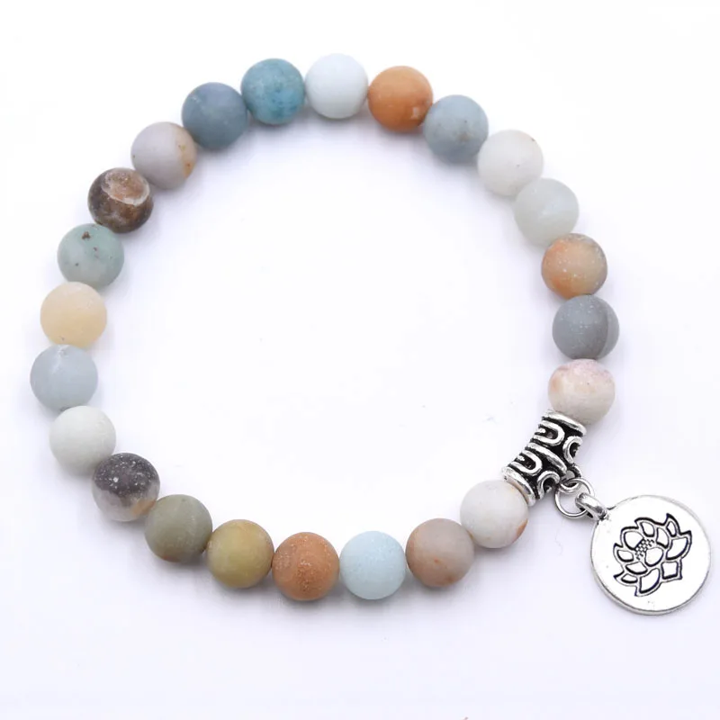 Natural Stone 8mm Beads Bracelet For Women Lotus Pendant Charms Bracelet Unisexy Jewelry Pulseras
Natural Stone 8mm Beads Bracelet For Women Lotus Pendant Charms Bracelet Unisexy Jewelry Pulseras