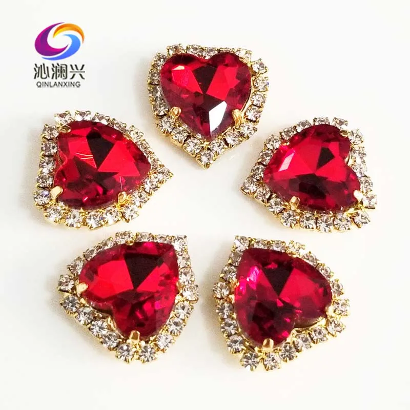 Red heart shape Crystal glass buckle,gold bottom sew on rhinestones for Diy/jewelry accessories 12mm/14mm/18mm 10pcs SWHK07
Red heart shape Crystal glass buckle,gold bottom sew on rhinestones for Diy/jewelry accessories 12mm/14mm/18mm 10pcs SWHK07
