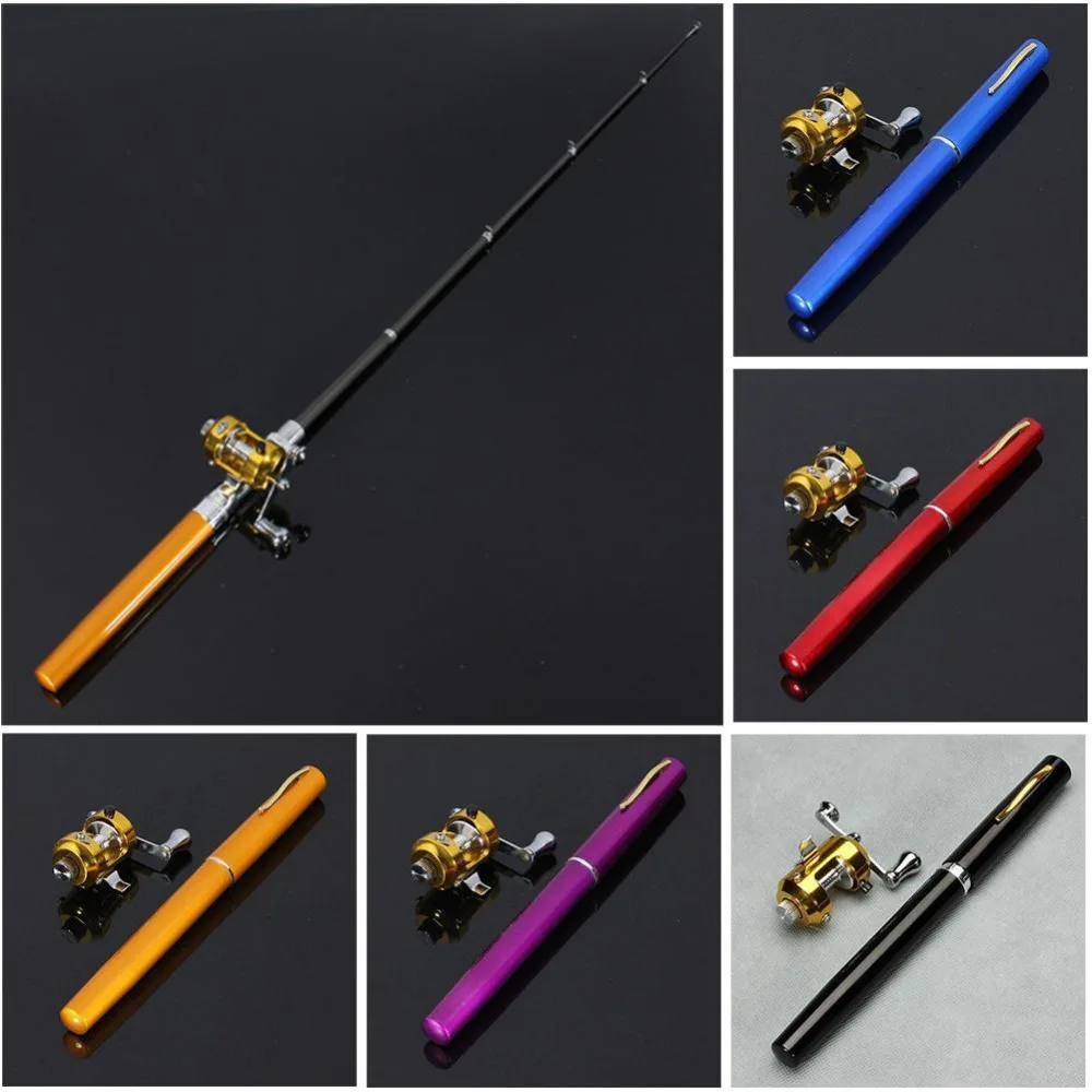 Portable Pen Shape for Pocket Telescopic Mini Fishing Pole Fishing Tackle Sea Rod Fishing Rod With Reel Wheel
Portable Pen Shape for Pocket Telescopic Mini Fishing Pole Fishing Tackle Sea Rod Fishing Rod With Reel Wheel