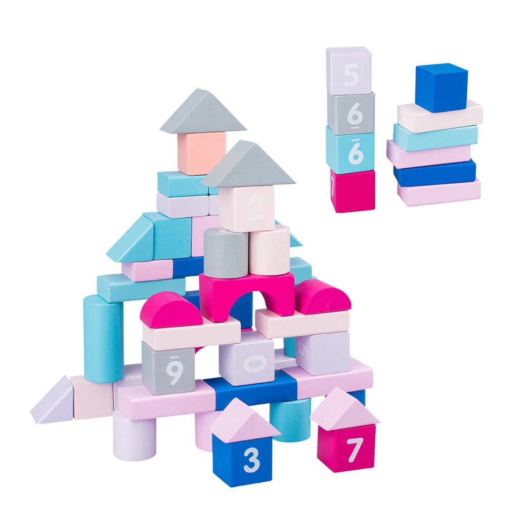 50 Pcs/Lot Wooden Blocks Montessori Kids Building Block Wooden Rainbow Toys for Children Macaron Color Educational Wood Toy
50 Pcs/Lot Wooden Blocks Montessori Kids Building Block Wooden Rainbow Toys for Children Macaron Color Educational Wood Toy