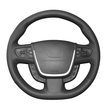 Hand-stitched Black PU Leather Artificial Leather Car Steering Wheel Covers Wrap for Peugeot 508 2011-2008 508 SW 2011-2008
Hand-stitched Black PU Leather Artificial Leather Car Steering Wheel Covers Wrap for Peugeot 508 2011-2008 508 SW 2011-2008