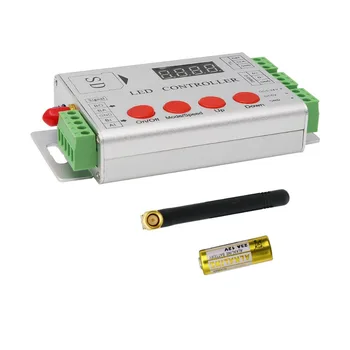 APA102C WS2812B WS2811 RGB RGBW LED RF Pixel Controller SD Card Support DMX Console(to select the programmes)
APA102C WS2812B WS2811 RGB RGBW LED RF Pixel Controller SD Card Support DMX Console(to select the programmes)