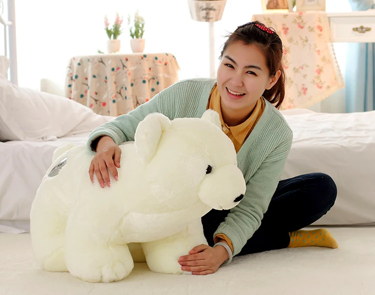 The lovely bear doll big plush standing toy polar pillow birthday gift about 75cm | Игрушки и хобби