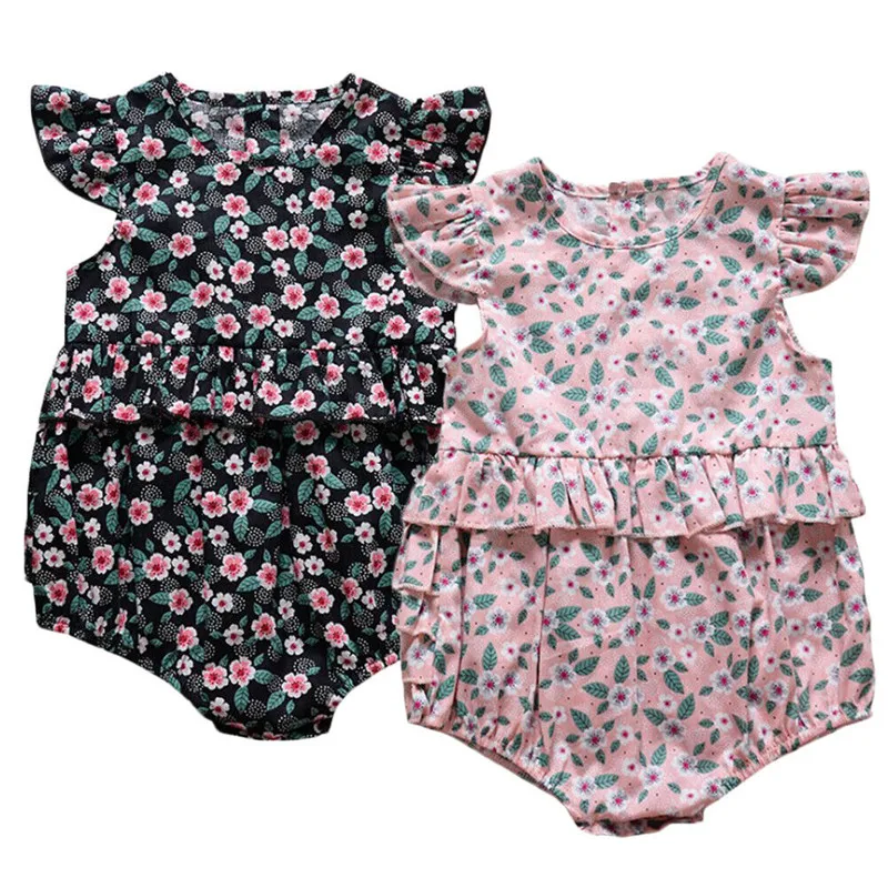 Cute Newborn Baby Girl Flowers Bodysuits Summer Sleeveless Floral Ruffles Tutu Jumpsuit Baby Girl Cotton Clothes Sunsuits 0-24M
Cute Newborn Baby Girl Flowers Bodysuits Summer Sleeveless Floral Ruffles Tutu Jumpsuit Baby Girl Cotton Clothes Sunsuits 0-24M
