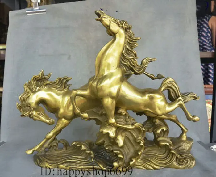 Christmas Old China Palace Brass Feng Shui Good Luck Zodiac Animal Horse Fine Horse Statue Halloween
Christmas Old China Palace Brass Feng Shui Good Luck Zodiac Animal Horse Fine Horse Statue Halloween