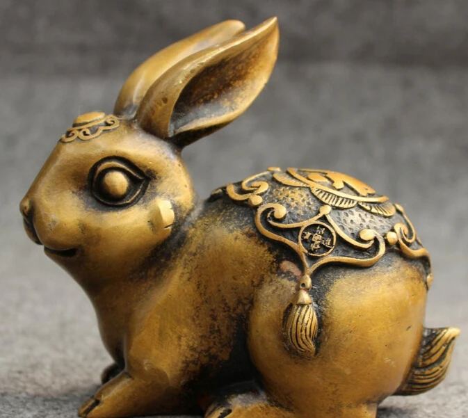 JP S0114 Folk Chinese Bronze Year Zodiac FengShui Wealth Lovely Fu Rabbit Statue Animals Discount 35%
JP S0114 Folk Chinese Bronze Year Zodiac FengShui Wealth Lovely Fu Rabbit Statue Animals Discount 35%